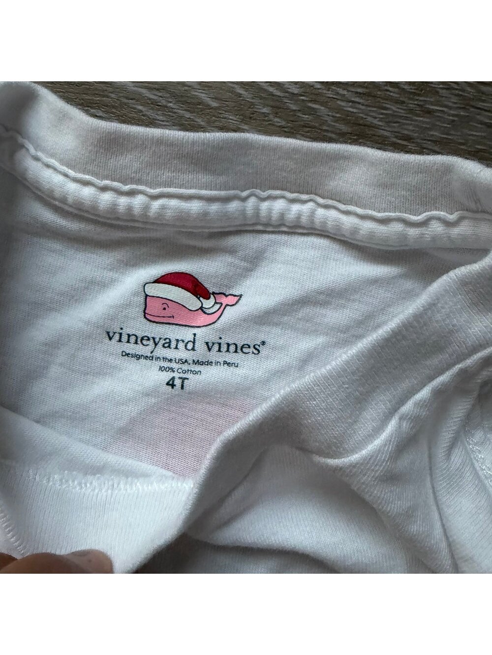 Vineyard Vines Christmas Whale Tee - Picture 2 of 4
